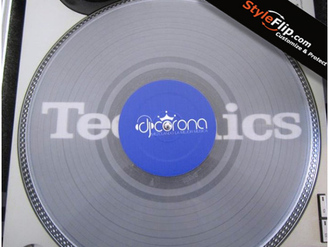 DJ Corona Record Label Vinyl Styleflip Custom Skin