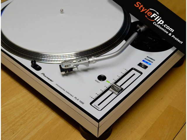 Custom All White Technic Turntable Styleflip Skin Decal