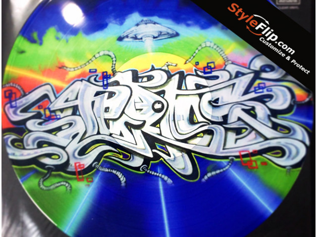 Custom Control Vinyl Serato Rainbow Colorful Street Art