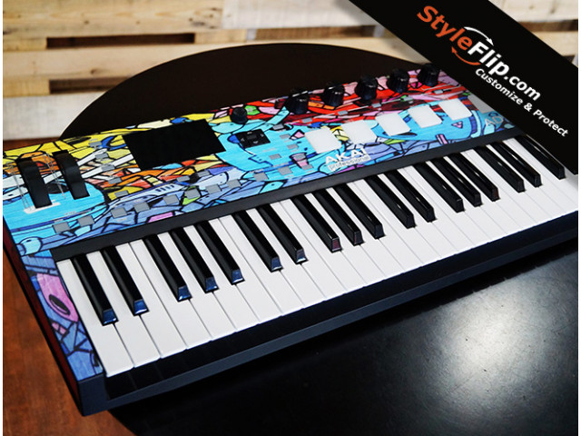 Graffiti Akai Advance 49 Custom Colorful Styleflip Skin