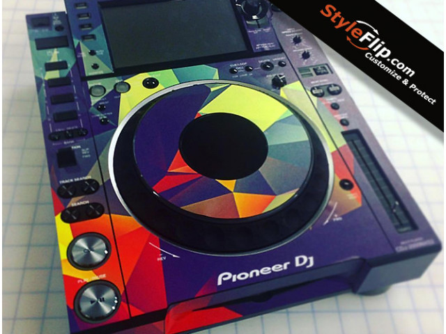 Custom Pioneer CDJ 2000 Nexus Colorful Pattern Print