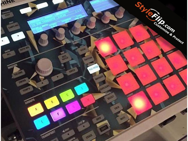Custom Skin Native Instruments Maschine MK2 Colors Abstract