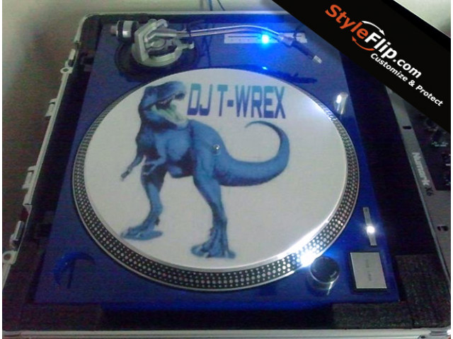 Custom Styleflip Slipmat Blue T-Rex