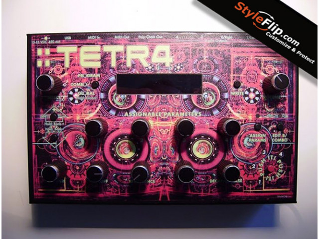 Dave Smith Instruments Tetra Styleflip Custom Skin Red
