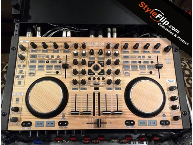 Denon DN MC 6000 Styleflip Custom Skin Wood Grain