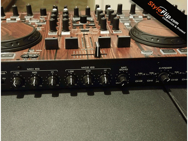 Denon MC 6000 MK2 Wood Grain Custom Skin 2