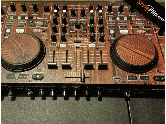 Denon MC 6000 MK2 Wood Grain Custom Skin 3