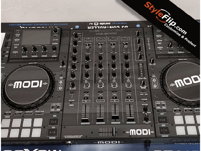 Denon MCX 8000 Styleflip Custom Black Gear DJ Modi