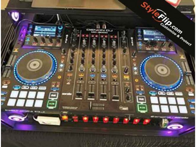 Denon MCX 8000 StyleFlip Skin Custom Purple Design DJ