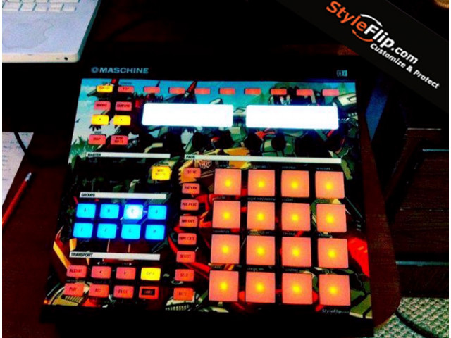 Dinobot Native Instruments Maschine Custom Styleflip Skin