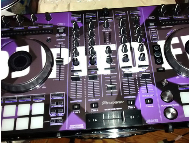 DJ Pito Flo Purple Styleflip Skin Custom Pioneer DDJ SX 2