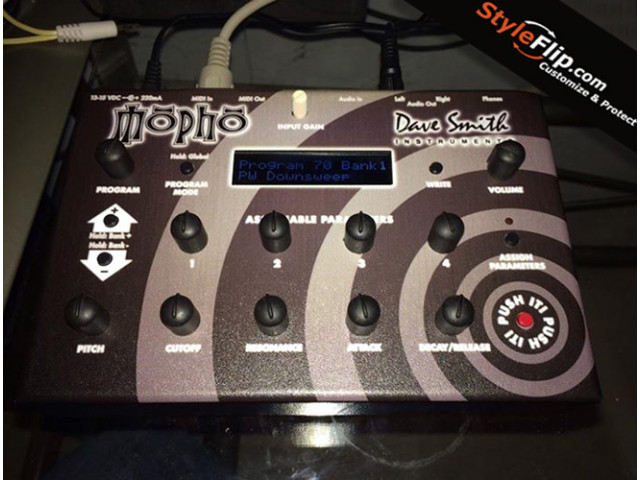 DSI Mopho Styleflip Custom Skin Swirl