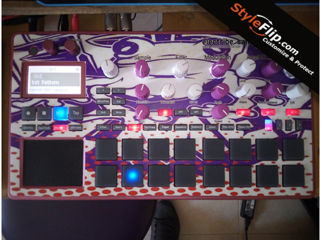 Electribe Sampler Abstract Frog Skin