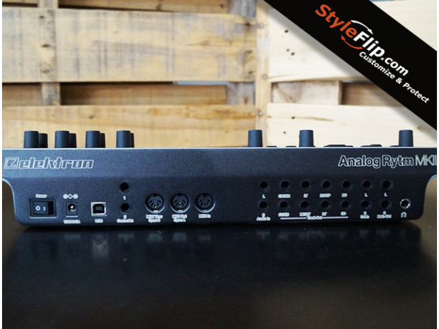 Elektron Analog Rytm MK2 Custom Skin Black Back