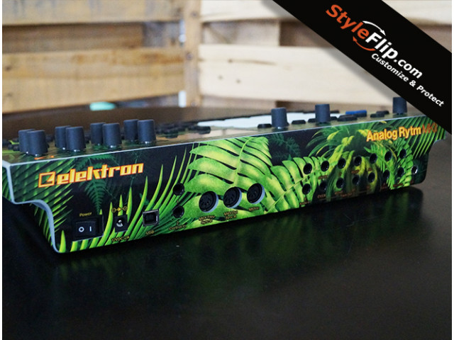 Elektron Analog Rytm MK2 Custom Skin Jungle Back