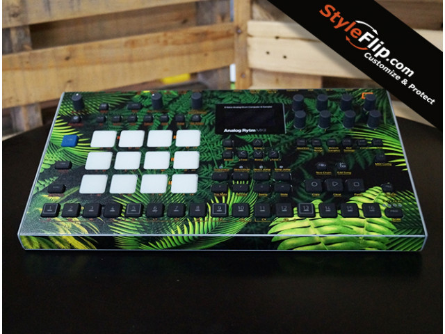 Elektron Analog Rytm MK2 Custom Skin Jungle Front