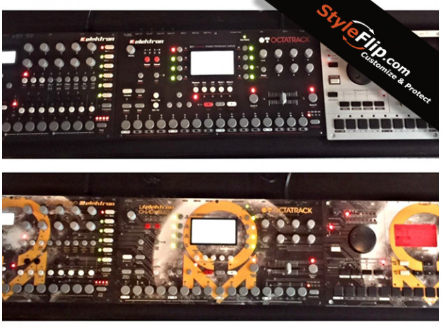 Elektron Machinedrum, Octrack, & Analog Custom Decal Space