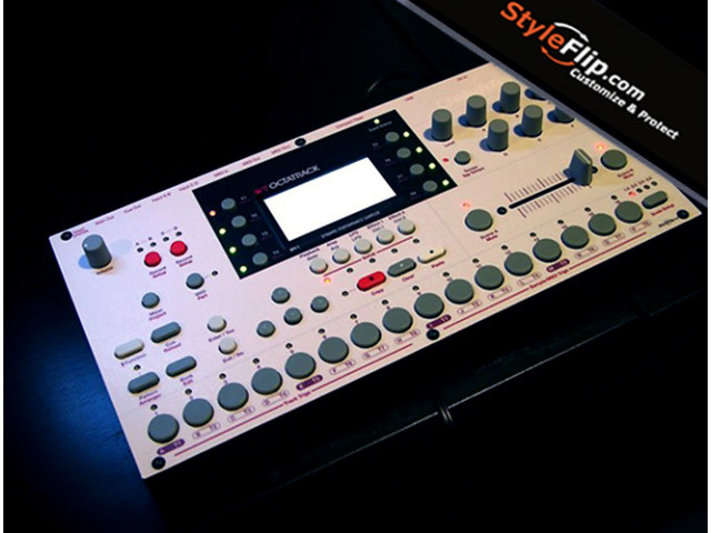 Elektron Octatrack Styleflip Custom Skin Decal Clean White