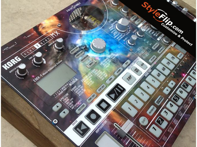 Korg Electribe MX Custom Skin Universe Colors Space