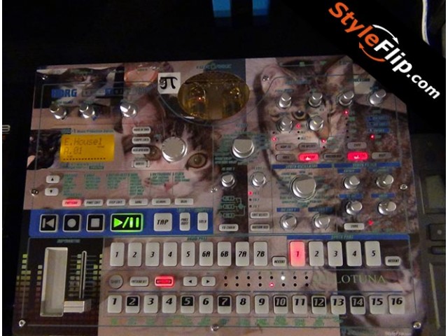 Korg Electribe MX Cats Styleflip Skin