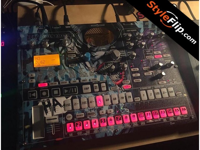 Korg Electribe SX Custom Batman Joker Styleflip Skin