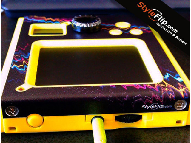 Korg Kaossilator Pro Custom Yellow Skin And Color Swirls - 1
