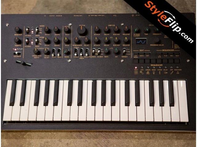 Korg Minilogue Styleflip Skins Full Black Custom Decal