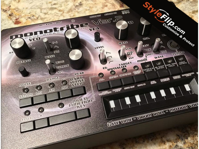 Korg Monotribe V2 Custom Styleflip Space Skin