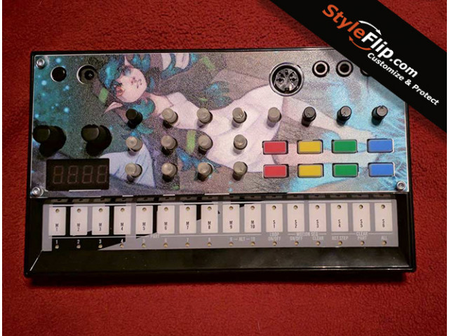 Korg Volca Sample Styleflip Skin Custom Anime Style Decal
