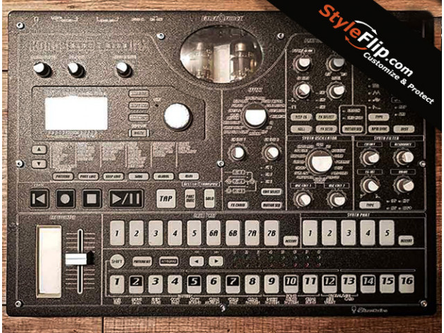 Korg EMX Skin Styleflip Clean Black Design