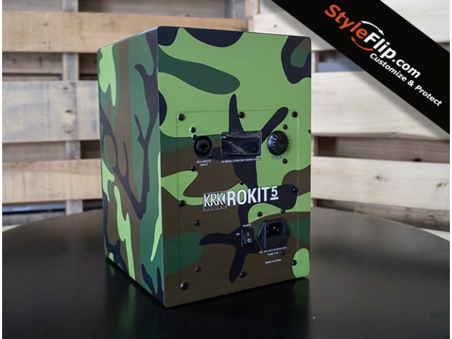 KRK Systems Rokit 5 G4 Custom Skins Camo Back
