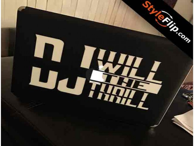 Apple MacBook Pro DJ Will The Thrill Styleflip Decal