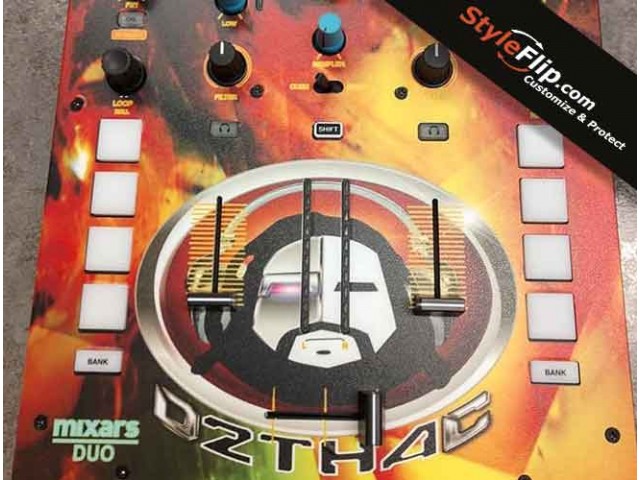 Mixars Duo Custom Skin Styleflip Flames Design