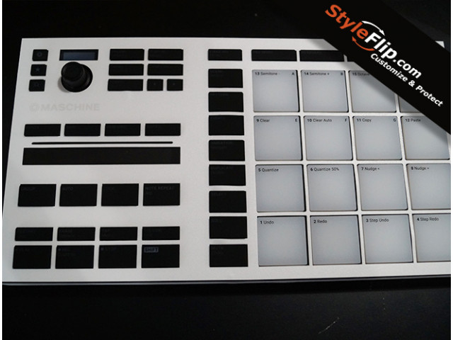 Native Instruments Maschine Mikro MK3 Custom Skins White 3