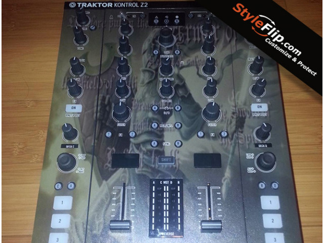 Native Instruments TraktorKontrol Z2 Custom Decal Green