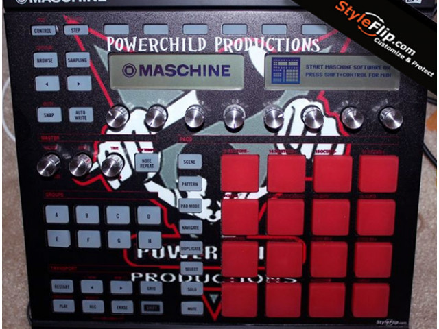 Native Instruments Maschine Custom Styleflip Skin Power