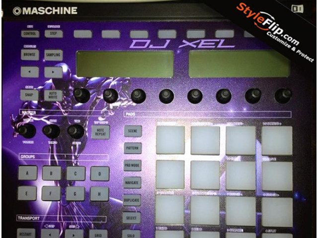 Native Instruments Maschine Custom Styleflip Skin Purple