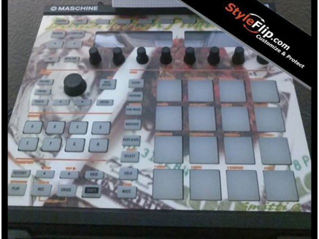 NI Maschine MK2 Styleflip Custom Skin Decal Money