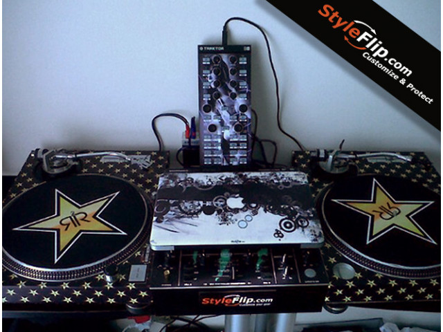 NI Traktor Kontrol X1 Styleflip Custom Skin DJ Bzkr