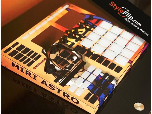 NI Maschine MK3 Custom Skin StyleFlip Gold Design Decal