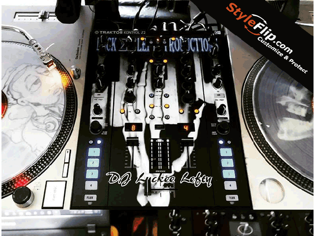 NI Traktor Kontrol Z2 Black Custom Skin Styleflip