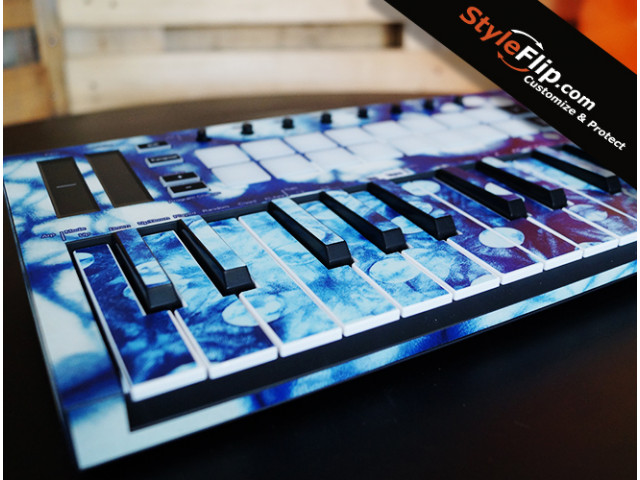 Novation Launchkey mini MK3 Tiedye Skin 3