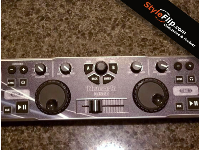 Numark DJ2GO Custom Styleflip Skin Decal Black