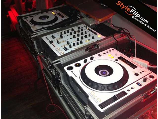 Numark DXM09 & Pioneer CDJ 1000 MK1 & MK2 Custom Decal White