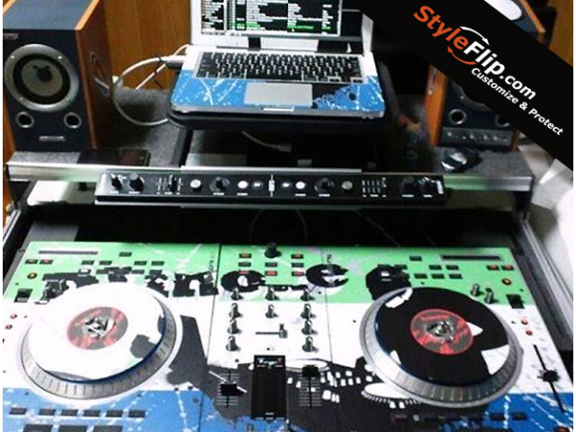 Numark NS 6 Custom Skin Styleflip Flag Decal Apple MacBook Pro