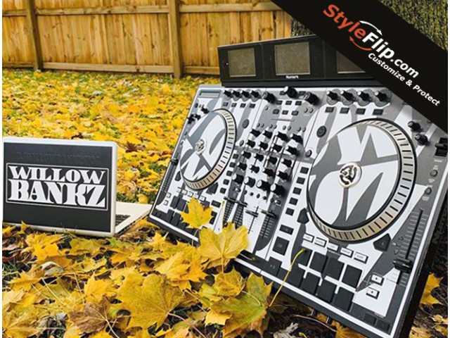 Numark NS7 3 Custom Decal Skin Willow Bankz Fall Autumn DJ Design