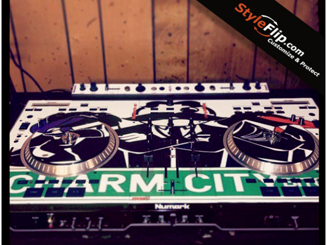 Numark NS7 Custom Styleflip Skin Decal Charm City