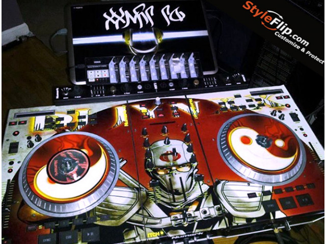 Numark NS7 Custom Design Styleflip Skin Decal DJ Jynxx