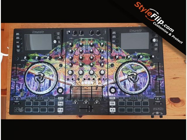 Numark NV-2 Trippy Psychedelic Design Custom Decal