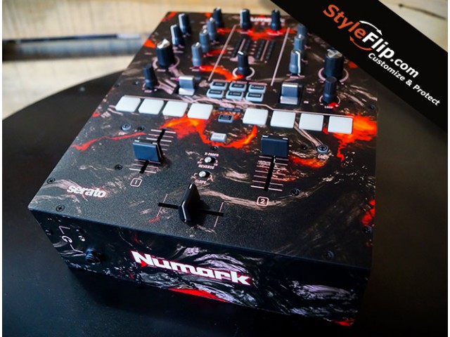Numark Scratch Custom Lava Skin